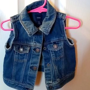 Toddler Girl Denim Vest